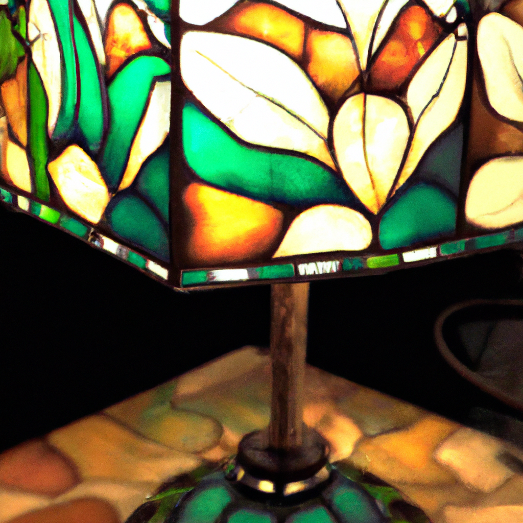 Lampe sur pied Tiffany