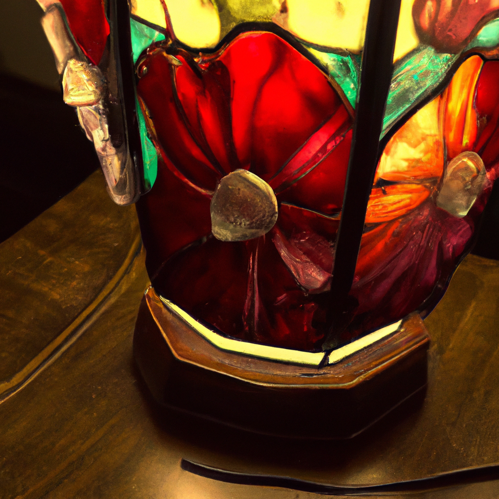 Lampe de table style Tiffany