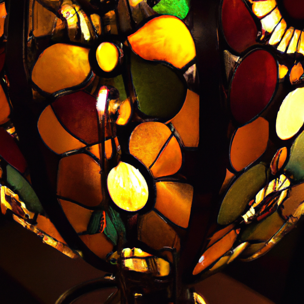 Lampe Tiffany buffet