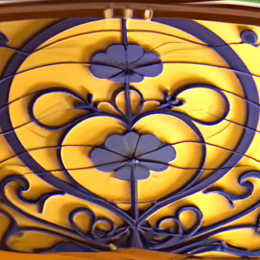 applique murale style tiffany