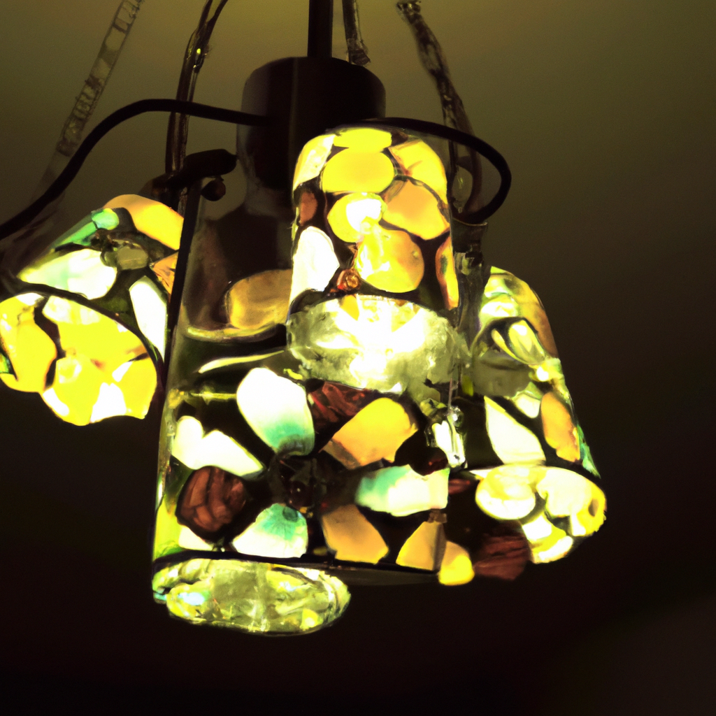 Lampe Tiffany suspendue