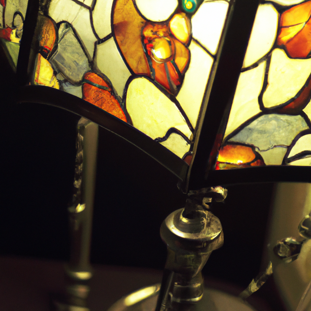 Lampe de bureau style Tiffany
