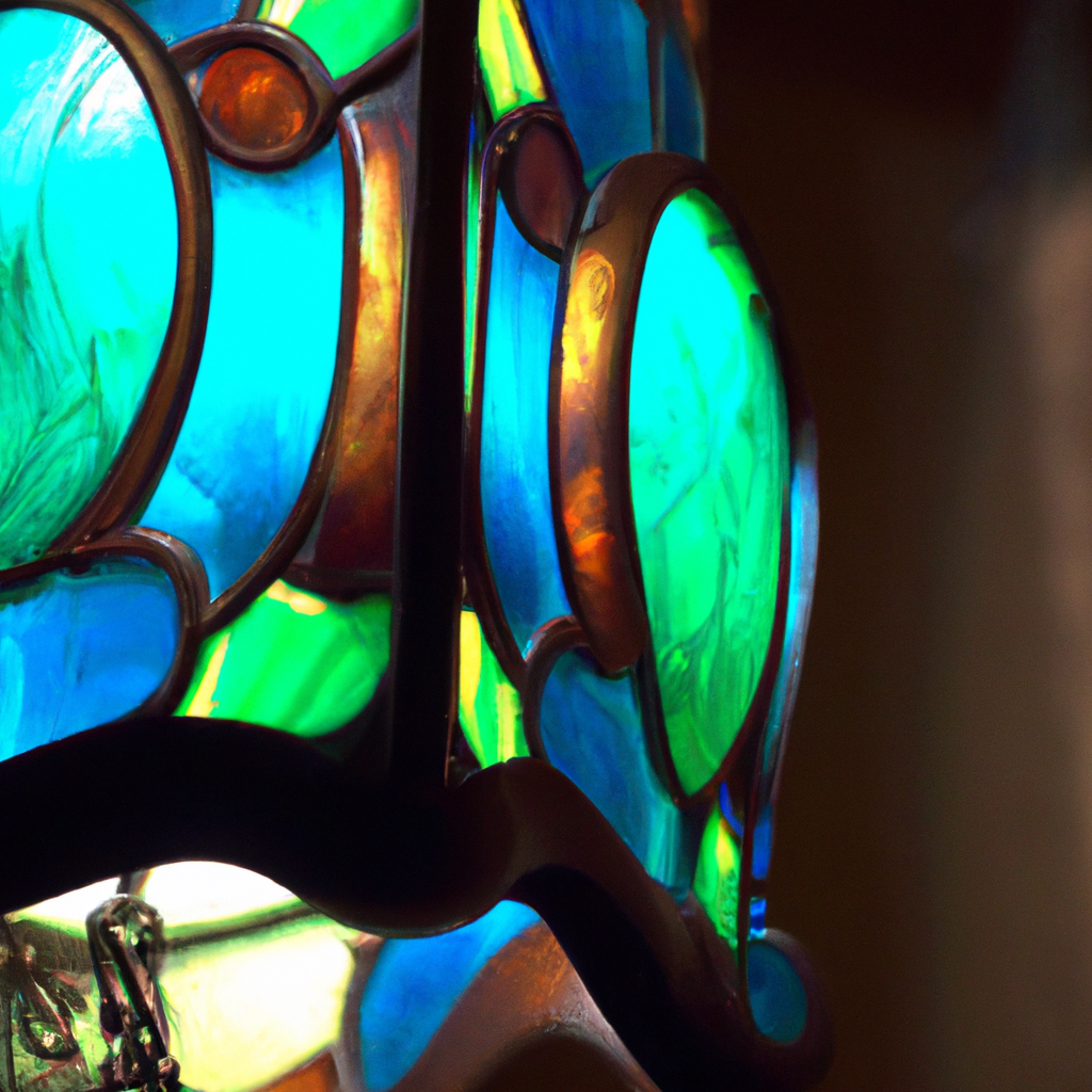 Lampe chevet Tiffany