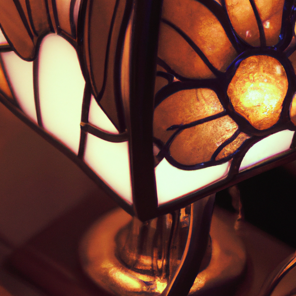 Lampe Tiffany bronze
