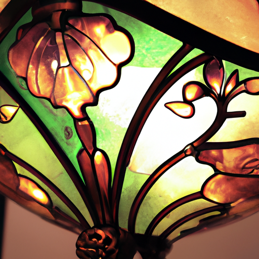 Lampe Tiffany art nouveau