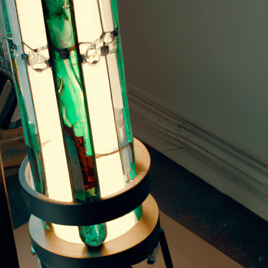 Comment faire un support cylindrique pour une lampe en verre Tiffany?