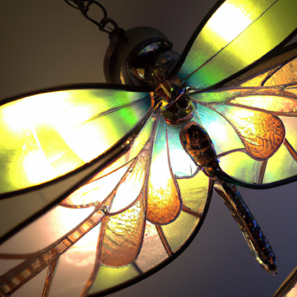 Lampe libellule Tiffany